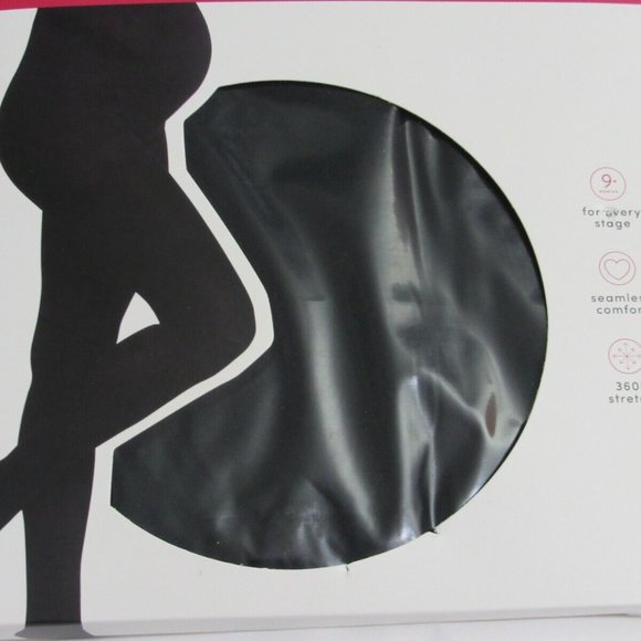 Isabel Maternity by Ingrid & Isabel Opaque Tights - Black - Picture 6 of 9